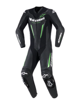 Alpinestars GP Force V2 One Piece Leather Suit Black / Green