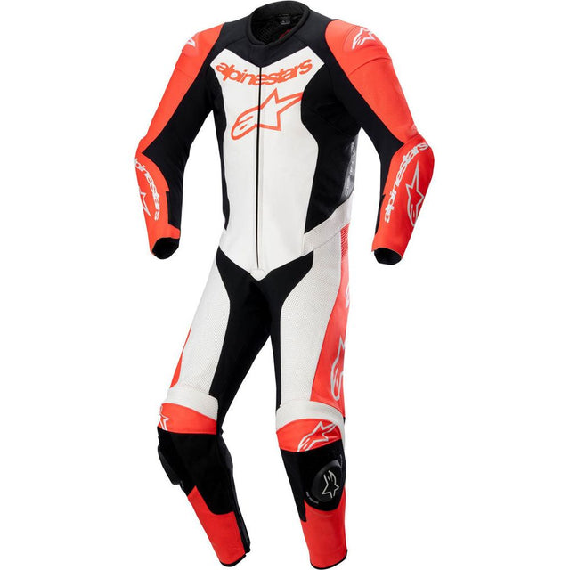 Alpinestars GP Force Lurv One Piece Leather Suit Fluo Red / White / Black