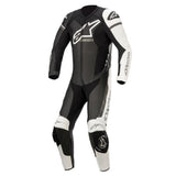 Alpinestars GP Force Phantom One Piece Leather Suit Black / White / Metallic Grey