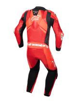 Alpinestars GP Plus V4 Sprint 1 Piece Leather Suit Fluo Red / Mid Red / White