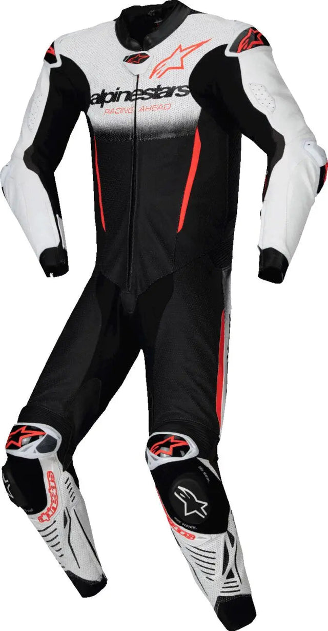 Alpinestars GP-R7 One Piece Leather Suit White / Black / Red