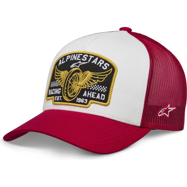 Alpinestars Heritage Patch Trucker Cap White / Red