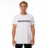 Alpinestars Linear Wordmark Tee White / Black