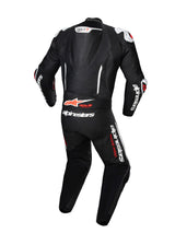 Alpinestars GP-R7 One Piece Leather Suit Black / White / Fluo Red