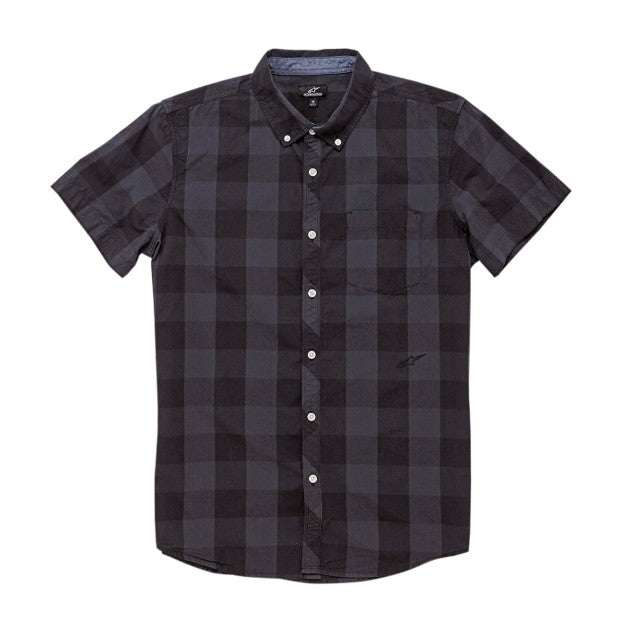 AlpineStars Men's Variance Short Sleeve Plaid Woven Shirt