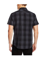 AlpineStars Men's Variance Short Sleeve Plaid Woven Shirt